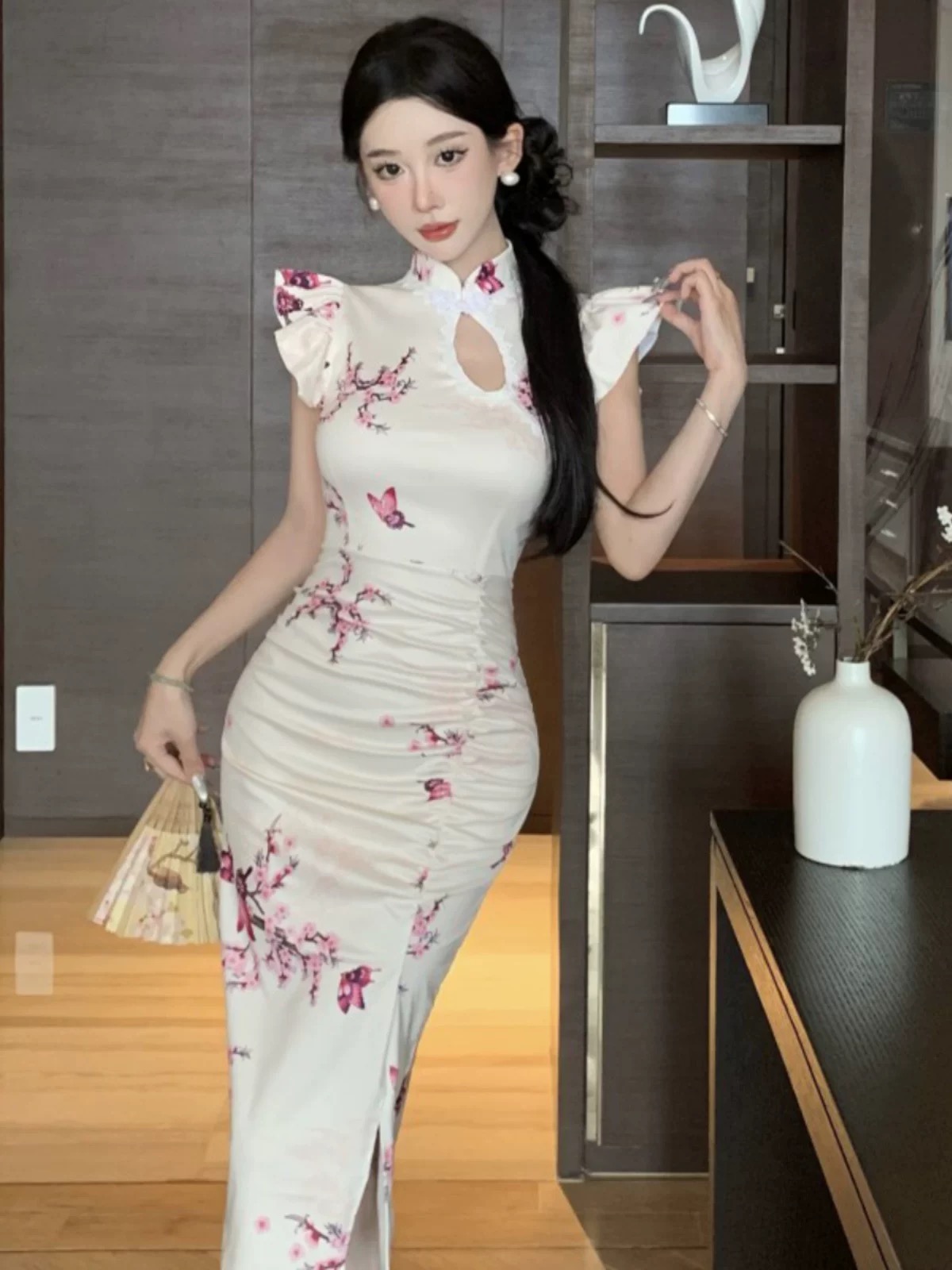 Petite don’t cross me qipao dress Q216 images